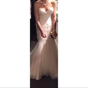 Formal pale pink dress